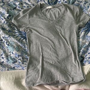 Active Basic Gray Short Sleeve Tee